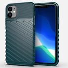For iPhone 11 Thunderbolt Shockproof TPU Soft Case(Dark Green) - 1
