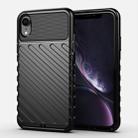 For iPhone XR Thunderbolt Shockproof TPU Soft Case(Black) - 1