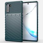 For Galaxy Note 10 Thunderbolt Shockproof TPU Soft Case(Dark Green) - 1