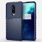 For OnePlus 7T Pro Thunderbolt Shockproof TPU Soft Case(Dark Blue) - 1