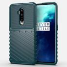 For OnePlus 7T Pro Thunderbolt Shockproof TPU Soft Case(Dark Green) - 1