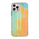 IMD Rendering Watercolor Aurora Pattern Shockproof TPU + PC Protective Case For iPhone 12 / 12 Pro(Autumn Leaves Yellow) - 1