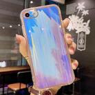 For iPhone SE 2022 / SE 2020 / 8 / 7 IMD Rendering Watercolor Aurora Pattern Shockproof TPU + PC Protective Case(Winter Snow) - 1