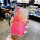 For iPhone X / XS IMD Rendering Watercolor Aurora Pattern Shockproof TPU + PC Protective Case(Spring Sakura) - 1