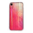 IMD Rendering Watercolor Aurora Pattern Shockproof TPU + PC Protective Case For iPhone XR(Spring Sakura) - 1
