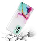 For Xiaomi Redmi Note 10 Pro Hollow Marble Pattern TPU Precise Hole Protective Case(Green) - 3