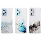 For Xiaomi Redmi Note 10 Pro Hollow Marble Pattern TPU Precise Hole Protective Case(Grey) - 5