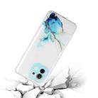 For Xiaomi Mi 11 Hollow Marble Pattern TPU Precise Hole Protective Case(Blue) - 3