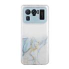 For Xiaomi Mi 11 Ultra Hollow Marble Pattern TPU Precise Hole Protective Case(Grey) - 1