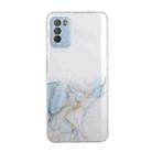 For Xiaomi Poco M3 Hollow Marble Pattern TPU Precise Hole Protective Case(Grey) - 1