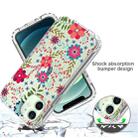 For iPhone 12 mini 2 in 1 High Transparent Painted Shockproof PC + TPU Protective Case (Small Floral) - 6