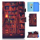 For Samsung Galaxy Tab A7 Lite 8.7 inch (2021) SM-T220 / T225 Colored Drawing Stitching Horizontal Flip Leather Case, with Holder & Card Slots(Bookshelf) - 1