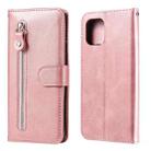 For OPPO Find X3 / X3 Pro Fashion Calf Texture Zipper Horizontal Flip Leather Case with Stand & Card Slots & Wallet(Rose Gold) - 1