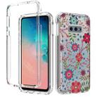 For Samsung Galaxy S10e 2 in 1 High Transparent Painted Shockproof PC + TPU Protective Case(Small Floral) - 1