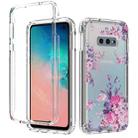 For Samsung Galaxy S10e 2 in 1 High Transparent Painted Shockproof PC + TPU Protective Case(Rose) - 1