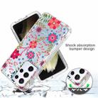 For Samsung Galaxy S21 Ultra 5G 2 in 1 High Transparent Painted Shockproof PC + TPU Protective Case(Small Floral) - 3