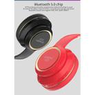 HAMTOD H002 Bluetooth 5.0+ Wired Dual-mode Foldable Headset(Red) - 7