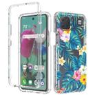 For LG K92 5G 2 in 1 High Transparent Painted Shockproof PC + TPU Protective Case(Banana Leaf) - 1