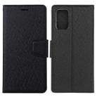 For Samsung Galaxy A02s Silk Texture Horizontal Flip Leather Case with Holder & Card Slots & Wallet & Photo Frame(Black) - 1