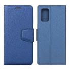 For Samsung Galaxy A51 Silk Texture Horizontal Flip Leather Case with Holder & Card Slots & Wallet & Photo Frame(Blue) - 1