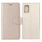 For Samsung Galaxy S20 FE Silk Texture Horizontal Flip Leather Case with Holder & Card Slots & Wallet & Photo Frame(Gold) - 1