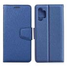 For Samsung Galaxy A32 5G Silk Texture Horizontal Flip Leather Case with Holder & Card Slots & Wallet & Photo Frame(Blue) - 1