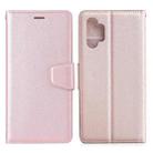 For Samsung Galaxy A32 5G Silk Texture Horizontal Flip Leather Case with Holder & Card Slots & Wallet & Photo Frame(Rose Gold) - 1