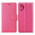 For Samsung Galaxy A32 5G Silk Texture Horizontal Flip Leather Case with Holder & Card Slots & Wallet & Photo Frame(Rose Red) - 1