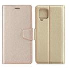 For Samsung Galaxy A42 5G Silk Texture Horizontal Flip Leather Case with Holder & Card Slots & Wallet & Photo Frame(Gold) - 1