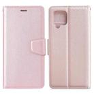 For Samsung Galaxy A42 5G Silk Texture Horizontal Flip Leather Case with Holder & Card Slots & Wallet & Photo Frame(Rose Gold) - 1