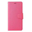 For Samsung Galaxy S21+ 5G Silk Texture Horizontal Flip Leather Case with Holder & Card Slots & Wallet & Photo Frame(Rose Red) - 2
