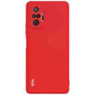 For Xiaomi Redmi Note 10 Pro / 10 Pro Max Global IMAK UC-2 Series Shockproof Full Coverage Soft TPU Case(Red) - 1