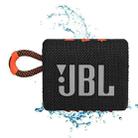 JBL GO3 Bluetooth 5.1 Portable Mini Waterproof Bass Wireless Bluetooth Speaker(Black Orange) - 1