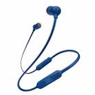 JBL T110BT Bluetooth 4.0 In-ear Neck-mounted Wireless Bluetooth Earphone with microphone(Blue) - 1