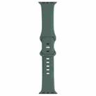 Double Wear Rivets Watch Band For Series 7 41mm / 6 & SE & 5 & 4 40mm / 3 & 2 & 1 38mm(Olive Green) - 1