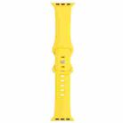 Double Wear Rivets Watch Band For Series 7 41mm / 6 & SE & 5 & 4 40mm / 3 & 2 & 1 38mm(Yellow) - 1