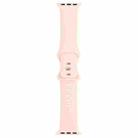 Double Wear Rivets Watch Band For Series 7 41mm / 6 & SE & 5 & 4 40mm / 3 & 2 & 1 38mm(Pink) - 1