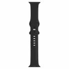 Double Wear Rivets Watch Band For Series 7 41mm / 6 & SE & 5 & 4 40mm / 3 & 2 & 1 38mm(Black) - 1