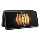 For vivo iQOO 7 5G Carbon Fiber Texture Horizontal Flip TPU + PC + PU Leather Case with Card Slot(Black) - 4