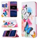 For Nokia G20 / G10 Colored Drawing Pattern Horizontal Flip Leather Case with Holder & Card Slots & Wallet(Butterflies) - 1