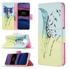 For Nokia G20 / G10 Colored Drawing Pattern Horizontal Flip Leather Case with Holder & Card Slots & Wallet(Feather) - 1