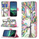 For Nokia 1.4 Colored Drawing Pattern Horizontal Flip Leather Case with Holder & Card Slots & Wallet(Tree Life) - 1