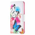 For Samsung Galaxy S21 FE Colored Drawing Pattern Horizontal Flip Leather Case with Holder & Card Slots & Wallet(Butterflies) - 1