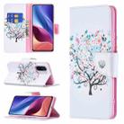 For Xiaomi Mi 11i / Poco F3 / Redmi K40 Colored Drawing Pattern Horizontal Flip Leather Case with Holder & Card Slots & Wallet(Tree) - 1