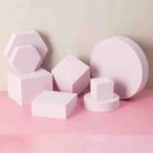 8 in 1 Different Sizes Geometric Cube Solid Color Photography Photo Background Table Shooting Foam Props(Light Pink) - 1