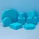 8 in 1 Different Sizes Geometric Cube Solid Color Photography Photo Background Table Shooting Foam Props(Blue Lake) - 1