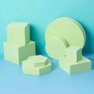 8 in 1 Different Sizes Geometric Cube Solid Color Photography Photo Background Table Shooting Foam Props(Green) - 1