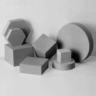 8 in 1 Different Sizes Geometric Cube Solid Color Photography Photo Background Table Shooting Foam Props (Grey) - 1