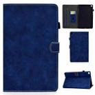 For Samsung Galaxy Tab A7 Lite T220 Cowhide Texture Horizontal Flip Leather Case with Holder & Card Slots & Pen Slot(Blue) - 1