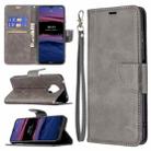 For Nokia G20 / G10 Retro Lambskin Texture Pure Color Horizontal Flip PU Leather Case with Holder & Card Slots & Wallet & Lanyard(Grey) - 1